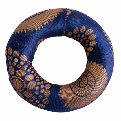 Image de Coussin bol chantant - bleu 10cm