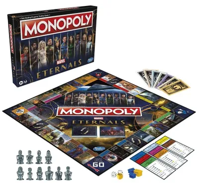 Zdjęcie produktu dla Gra planszowa Monopoly – edycja Marvel: Wieczni