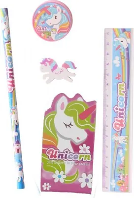 Produktbild von Einhorn Schreibset 5 tlg.