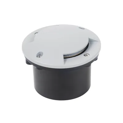 Produktbild von Lindby LED-Bodeneinbauleuchte Nandita, Ø 10 cm, silber, IP65