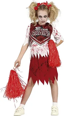 Produktbild von Guirca Zombie-cheerleader-mädchenkostüm  3-4 Years  3-4 Years