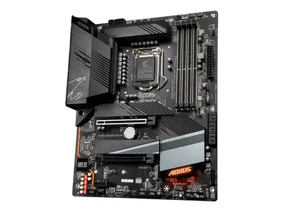 Zdjęcie produktu dla GIGABYTE Z590 AORUS ELITE AX, Intel, LGA 1200 (Socket H5), Intel® Celeron®, Intel® Core™ i3, Intel® Core™ i5, Intel® Core™ i7, Intel® Core™ i9, Intel® Pentium®, DDR4-SDRAM, 128 GB, DIMM
