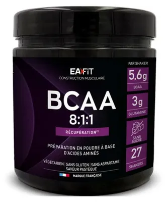 Image de BCAA - Eafit - Bcaa 8:1:1 (275g) - Saveur Pastèque