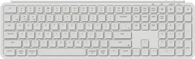 Produktbild von Keychron B6P-K8, Volle Größe (100%), Kabellos, USB + RF Wireless + Bluetooth, Mechanischer Switch, Elfenbein