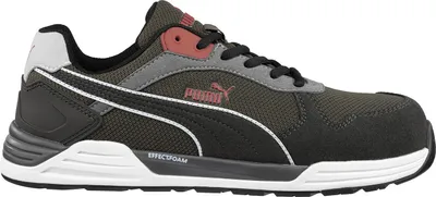 A side view of a Puma safety shoe.