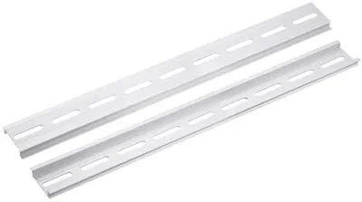 Obrázek produktu pro Hliníkové lišty DIN, délka 30 cm, šířka 35 mm, výška 7,5 mm, stykače C45