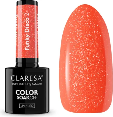 Produktbild von Claresa Hybrid-Nagellack FUNKY DISCO 2