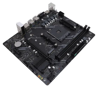 Obrázek produktu pro Základní deska B450 s 2kanálovou podporou DDR4, M.2, vysokorychlostním rozhraním PCIe x16 a SATA 3.0 pro stolní počítače; podporuje procesory Ryzen 1., 2., 3., 4. a 5. generace