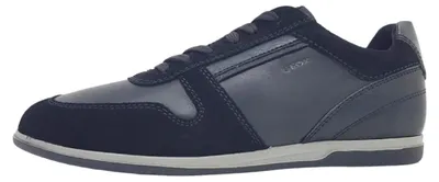 Image de Chaussures de sport pour hommes Geox Renan, lacets, couleur noire, style décontracté
