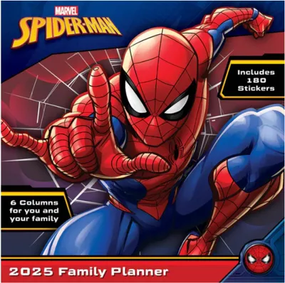 Immagine prodotto di Spiderman 2025 30x30 Family Planner Cale – Lingua: Inglese