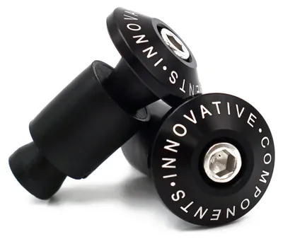 Productafbeelding van Motorfiets stuurgewicht 22mm CNC Aluminium Zwart (1 paar)