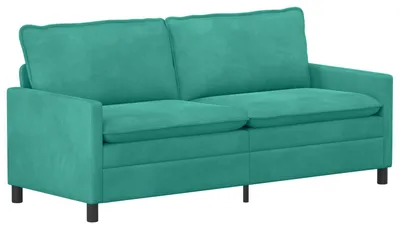 Produktbild von vidaXL Sofa Türkis 196 x 81 x 87,5 cm Samt