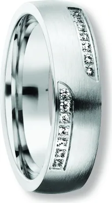 Immagine prodotto di Anello dell'amicizia zirconi 925/- argento rodiato