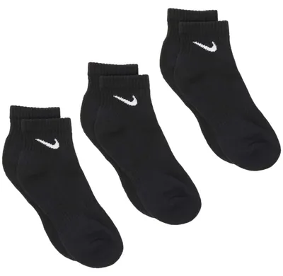 Produktbild von NIKE EVERYDAY CUSHION ANKLE PACK 3 Schwarz
