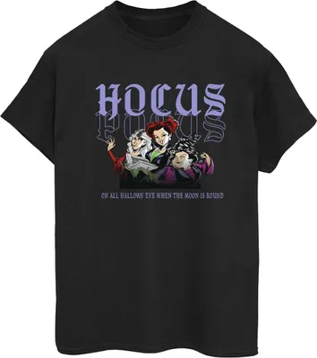 Produktbild von Disney - "Hocus Pocus Hallows Eve" T-Shirt für Damen BI20247 (L) (Schwarz)