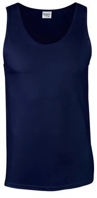 Immagine prodotto di Gildan - Top senza maniche "Softstyle" da uomo FK2251 (L) (blu navy)