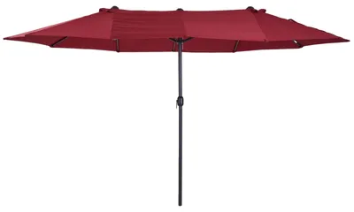 Image de Parapluie, protection UV, montage facile, couleur rouge