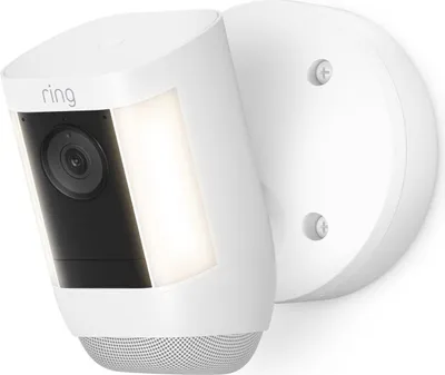 Produktbild von Ring Spotlight Cam Pro Wired - IP-Sicherheitskamera - Outdoor - Kabellos - Decke/Wand - Weiß - Box
