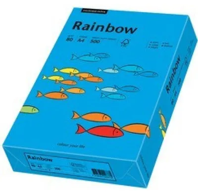 Produktbild von Papyrus Rainbow A4 500er, A4 (210×297 mm), Matt, Blau