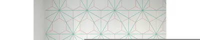 Produktbild von Coloray Fototapete 360x250 cm Latextapete Magicstick - Hexagontrianz geometrisch