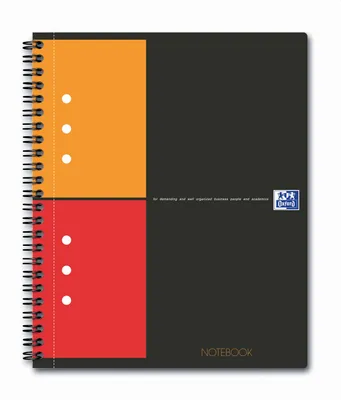 Image de Oxford International Notebook A5+ kariert 5 mm 80 Blatt