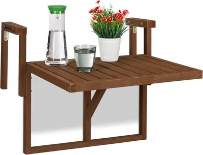 Obrázok produktu pre Sklopná balkónová tabuľa – sklopná závesná tabuľa na balkón – nástenná tabuľa so sklopnou funkciou