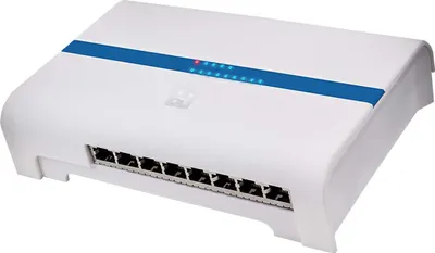 Productafbeelding van Hirschmann CAS 8, onbeheerd, L3, Gigabit Ethernet (10/100/1000), Power over Ethernet (PoE)
