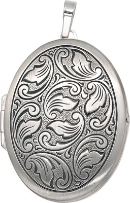 Produktbild von JOBO Medaillon 925 Sterling Silber mattiert teilgeschwärzt