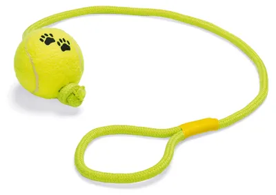 Image de Karlie Balle de tennis avec corde - 6 cm