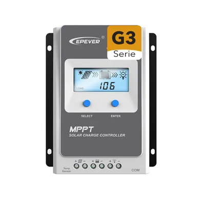 Produktbild von EPEVER® Tracer 2210AN G3 MPPT Solar Laderegler 20A 100V, 12V/24VDC, Neue Version, 0% MwSt.