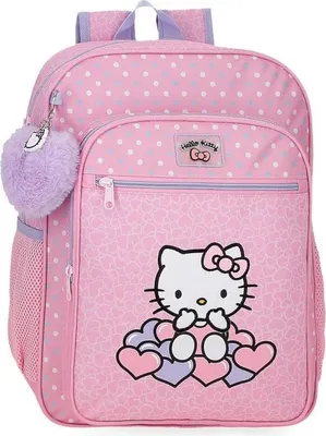 Immagine prodotto di Hello Kitty Cuori e pois Zaino adattabile 38 cm
