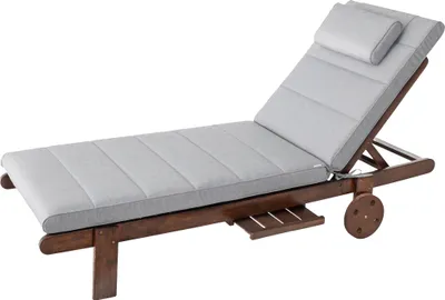 Obrázok produktu pre Vankúš na ležadlo "Alicante" - 60×122×82 cm vodoodpudivý, obojstranný a pohodlný - s vankúšom | PillowPrim