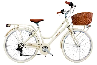 Produktbild von Stadtfahrrad Dolce Vita by Canellini ROMA 26" mit korb - Creme