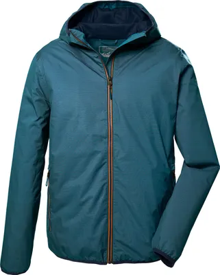 Produktbild von Killtec Funktionsjacke mit Kapuze für Herren wasserdicht, Größe:XL, Farbe:Stahlblau