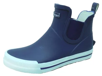 Produktbild von Bockstiegel Momo-H Gummistiefel in Übergrößen Blau 10405 dk-blau/weiß  große Unischuhe