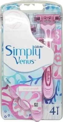 Produktbild von Jednorazové holiace strojčeky Gillette Venus 3 farby, počet kusov v balení: 6