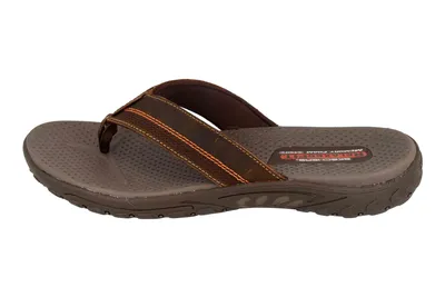 Obrázok produktu pre Skechers REGGAE COBANO Toe Separators in Oversizes Brown 65460 BRN pánska obuv