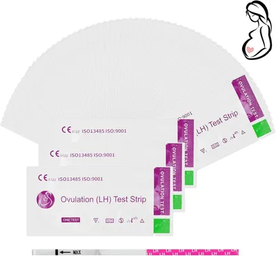 Produktbild von Ovulationsteststreifen 50 Stück, Empfindlichkeit 25 mIU/ml, für Kinderwunsch