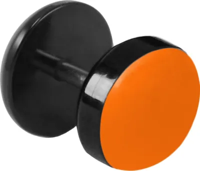 Produktbild von Fake Plug Ohrstecker Emaille Farbe - Orange
