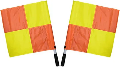 Image de Ensemble de 2 drapeaux Linier multicolore