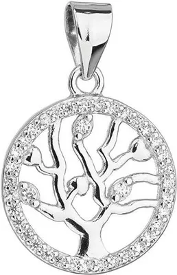 Produktbild von Silberanhänger Baum des Lebens mit Zirkonia 14003.1