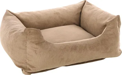 Produktbild von Flamingo Hundebett Celeste rechteckig beige, Maße: 80 x 67 x 28 cm