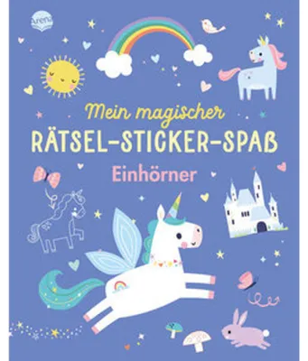 Obrázok produktu pre Mein magischer Rätsel-Sticker-Spaß. Einhörner