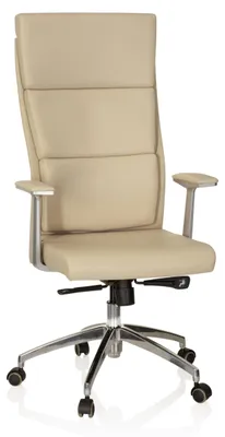 Produktbild von hjh OFFICE Luxus Chefsessel MONZA 20 Ergonomischer Bürostuhl mit Armlehnen Leder Drehstuhl für Büro, Zuhause