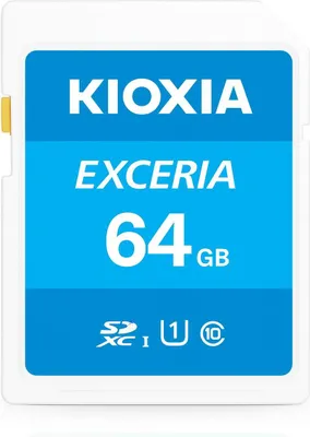 Obrázek produktu pro Kioxia Paměťová karta Exceria (N203) 64GB UHS-I U1 (Class 10) LNEX1L064GG4