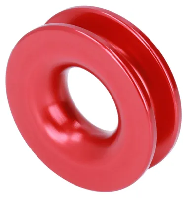 Produktbild von Recovery Ring Winch Snatch Pulley Aluminiumlegierung für ATV UTV Truck Marine Boat ShacklesRed