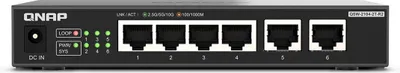 Produktbild von QNAP QSW-2104-2T-R2, Unmanaged, 10G Ethernet (100/1000/10000), Desktop