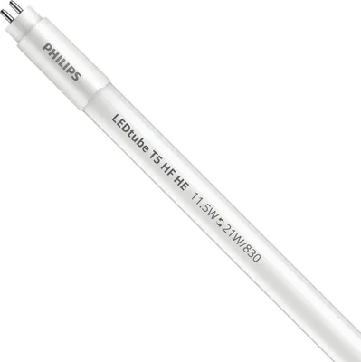 A Philips LED tube light is shown against a white background.