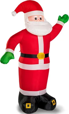 Productafbeelding van Opblaasbare kerstman XXL 250cm LED IP44