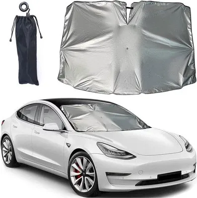 Produktbild von Famanu Sonnenschutz für Autos faltbar - Universalgröße (142 x 93 cm)